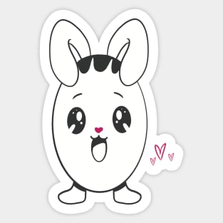 Happy Easter Egg Sticker